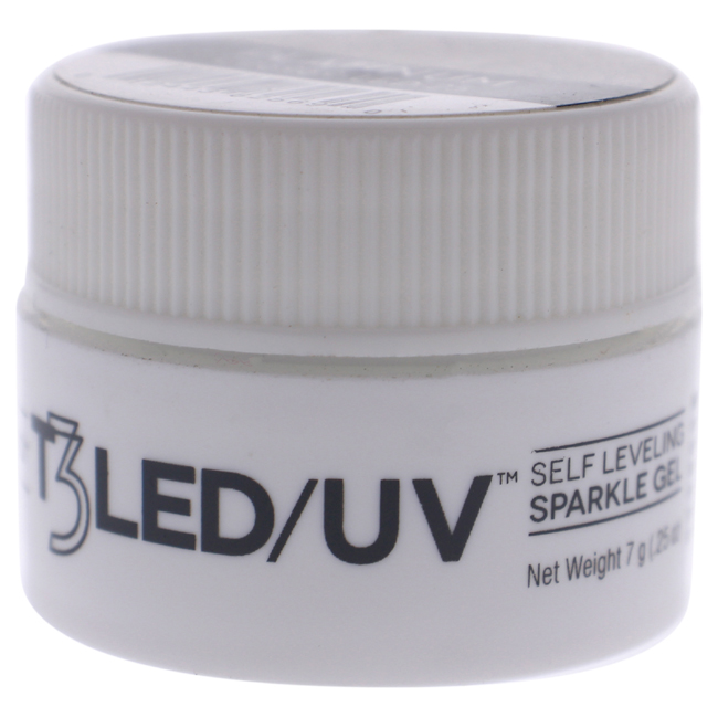 T3 Self Leveling Sparkle Gel Platinum by Cuccio Pro for Women 0.25
