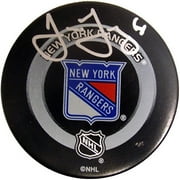 Jaromir Jagr Hand-Signed Game Model Rangers Puck
