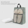 thumbnail image 4 of Aodebiao Large Travel Shoe Organizer Bag - 12in Ventilated Mesh Storage for Sneakers/Heels, Durable Polyester with Zipper & Extra Pocket, 4 of 9