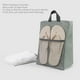 thumbnail image 4 of Bolsa de zapatos gris, bolsa de almacenamiento portátil para zapatos, viaje, 4 of 9