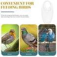 thumbnail image 4 of Bird Feeder Cage Hanging Feeder Bird Feeder Plastic Food Box for Cockatiel, 4 of 9