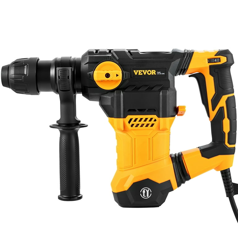 VEVOR 1 1 4inch SDS Plus Rotary Hammer Drill 13 Amp Corded Drills Heavy Duty Chipping Hammers w Vibration Control Safety Clutch Electric