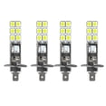 thumbnail image 1 of Kit de 4 faros LED H1 6000k superblancos de 80w, luz antiniebla de conducción, 1 of 5