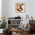 thumbnail image 4 of Art.com Ethereal Strings Art Print by Salaam Muhammad, Brown Frame Wall Art, 29" x 29", 4 of 5