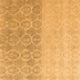 thumbnail image 1 of Ahgly Company Indoor Square Abstract Orange Modern Area Rugs, 5' Square, 1 of 4