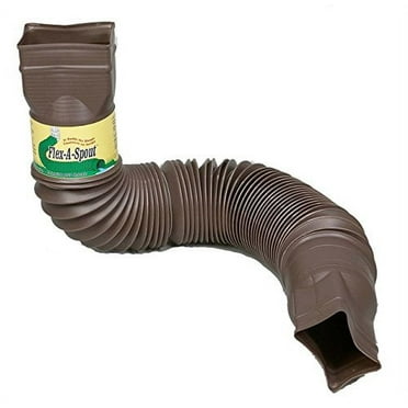 Flex-Drain 85019 Downspout Extension Brown