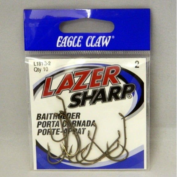 Lazer Sharp L181GH-8 Baitholder Hook, Bronze, Size 8