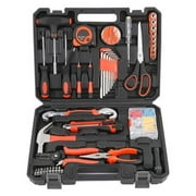 Aihimol Tool Set 72 Universal Household Hand Tool Kit With Plastic Tool Box Electrician Tool Storage Box