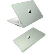 HP 14 Student Business Laptop Computer - Microsoft Office Lifetime & Windows 11 Pro • 8GB RAM • 128GB UFS & 256GB Extend Micro SD • Intel 4-Core Processor • HD Display (Green)
