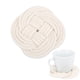 thumbnail image 1 of Posavasos de Salvamanteles Tejido Posavasos de Yute Coaster de Estilo Bohemio Posavasos de Agua con Aislamiento Térmico Ovalado Redondo para Cocina Ollas Calientes ANGGREK Otros, 1 of 8