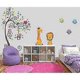 thumbnail image 3 of Wall sticker for children, colorful owl giraffe lion tree decorative unisex sticker, wall decor., 3 of 5