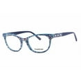 thumbnail image 1 of Bebe BB5198 400 Men's Navy Floral Rectangular Plastic Eyeglasses, 1 of 2