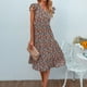 thumbnail image 5 of Vestido De Verano Vestidos de playa para mujer Vestido largo suelto con estampado floral informal (Rojo M) Cgtredaw para Mujer Rojo T XL, 5 of 8