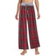 thumbnail image 1 of Sexy Dance Pantalones de salón Palazzo de talla grande para mujer, pantalones de pijama informales holgados de leopardo, ropa de dormir, 1 of 4
