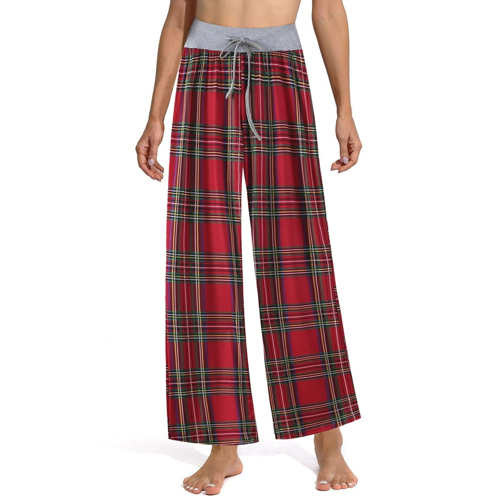 plaid pants for plus size