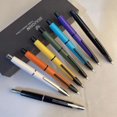 thumbnail image 3 of Pluma estilográfica de resina de prensa mahanan A2 de 16 colores, Punta extrafina de 0,4mm, convertidor de pluma de tinta para escribir, regalo de Navidad, más ligera que A1, 3 of 4