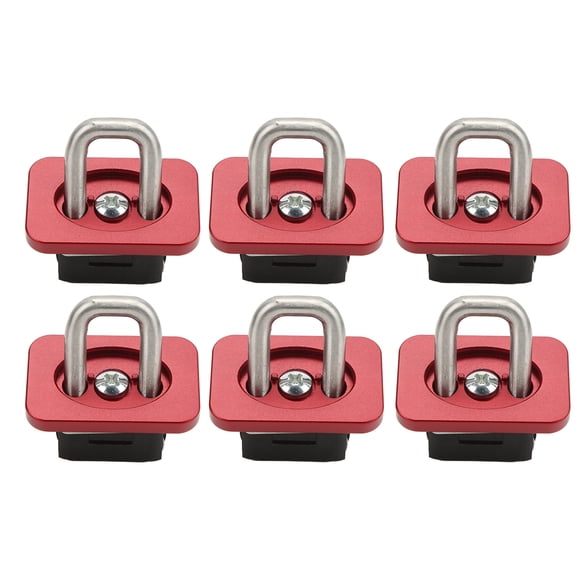 Lit Intérieur Ancres de Cravate, 6pcs / Set Camion Lit Cravate Taureau Anneau Camion Lit Haut Côté D Anneau sur Mesure pour la Perfection