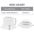 thumbnail image 6 of American Trends Bucket Hat for Women Men Sun Hat with UV Protection for Outdoor Sports Beach Packable Summer Hats for Women White, 6 of 7