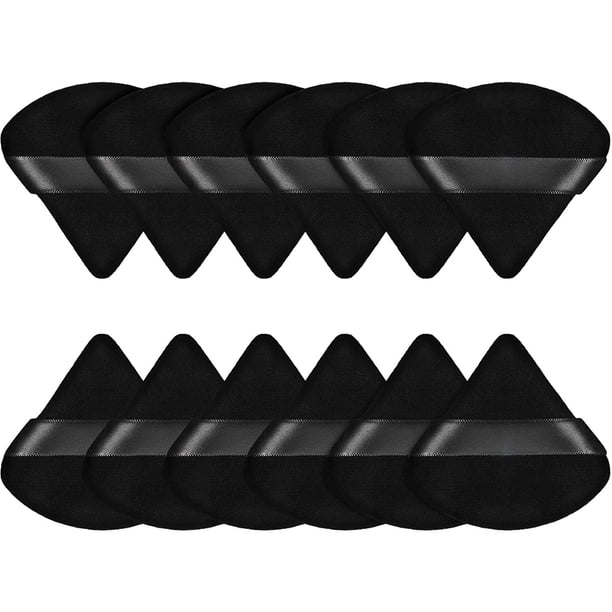 12pcs Polvos Secos Polvos Sueltos Polvos de Miel Polvos de Maquillaje Polvos Triangulares en Forma de Abanico