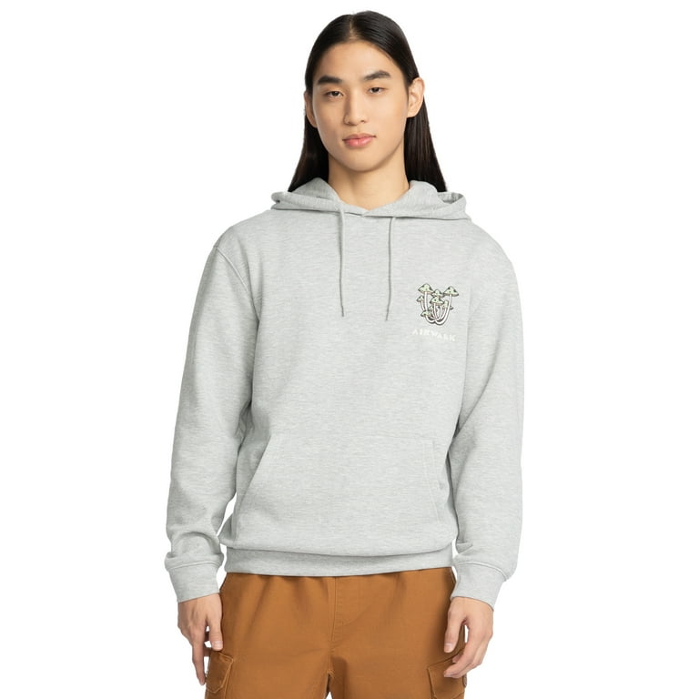Airwalk Men's Fleece Graphic Hoodie Sweatshirt with Kangaroo