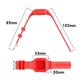 thumbnail image 2 of Correa De Reloj Compatible Con Garmin Fit Jr3, Correa Deportiva De Silicona Suave, Pulsera De Repuesto Scienceny EL017229-06, 2 of 5