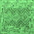 thumbnail image 1 of Ahgly Company Indoor Square Southwestern Emerald Green Country Area Rugs, 6' Square, 1 of 4