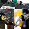 thumbnail image 4 of 8 botellas de licor transparentes, vertedores cuantitativos para vino, tapón de goteo para botella con pico de 1 oz (30 ml), 4 of 4