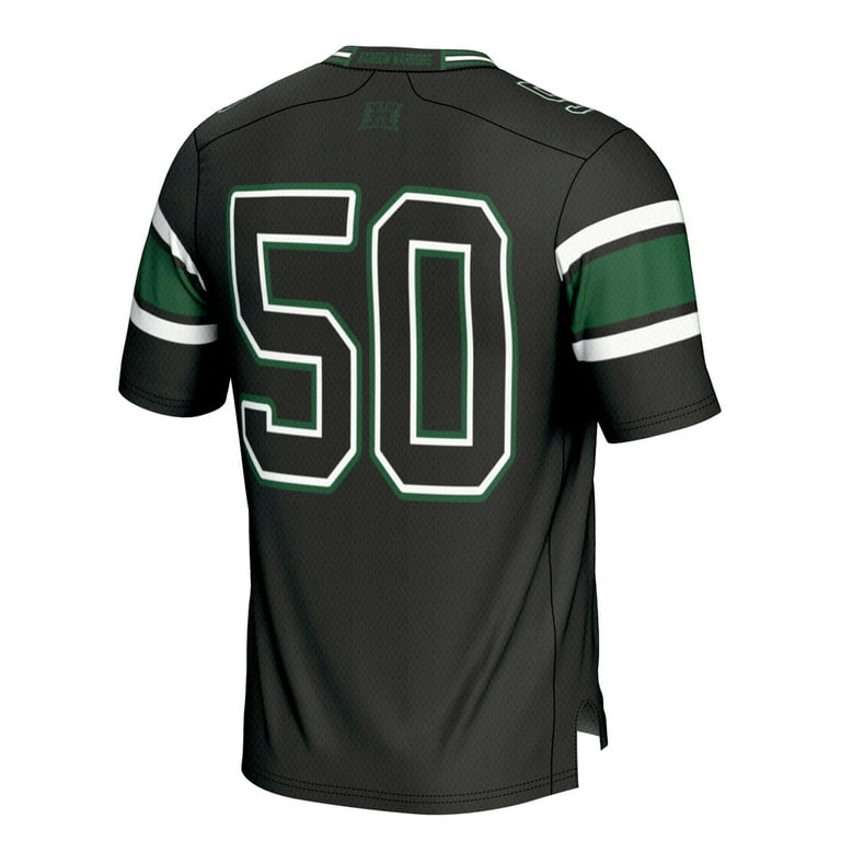 Men s GameDay Greats 1 Black Hawaii Rainbow Warriors Football Jersey Walmart