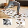 thumbnail image 4 of Highland Cow Sunflower Daisy Pattern Hot Yoga Mat Towel Non Slip for Hot Yoga - Quick-Drying Yoga Mat Cover with 4 Corner Pockets with Travel Bag - Hot Yoga Towel Non Slip 70"x26", 4 of 6