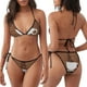 thumbnail image 3 of Balery Coffee Cafe Cup Pijama Estampado Bikini de Dos Piezas para Mujer - Conjunto de Bikini Ajustable Sexy y Cómodo para Playa, 3 of 6