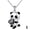 E, variant on Fashion Cute Exquisite Panda Heart Design White Pink Blue Purple Zircon Rhinestone Crystal Pendant Arrow Heart Necklace Chain For Women Fashion Jewelry Gifts
