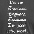 thumbnail image 3 of CafePress - Engineer. Im Good With Math T Shirt - Mens Comfort Colors Shirt, 3 of 5