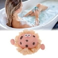 thumbnail image 2 of 1 Pc Cartoon Bath Sponge Body Scrubber for Bathroom Orange, 2 of 7