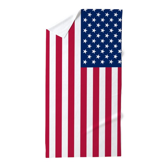 CafePress - American Flag - Large Beach Towel, Soft 30"x60" Towel with Unique Design
