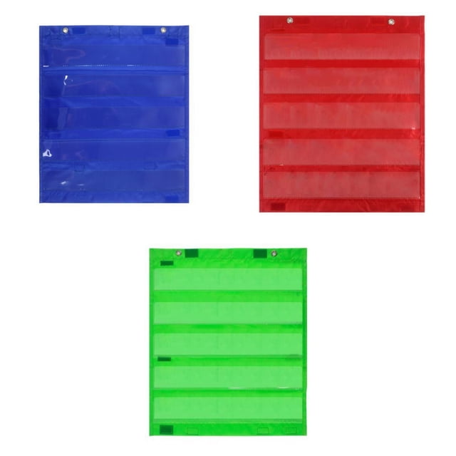 Gráfico de Bolsillo para Maestros, Suministros de Gráficos de Bolsillo para Horario de Oficina Colgantes perfke gráfico de bolsillo de cartas