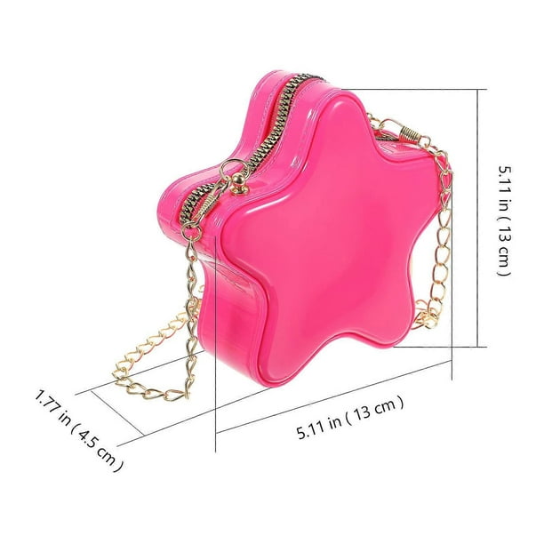 Shoulder Bags For Women Star Crossbody Bag Classic Style Pink 13.00X13.00X4.50CM Handbag 1Pack