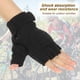 thumbnail image 4 of Guantes sin dedos para hombres Uxcell Guantes de medio dedo al aire libre Guantes transpirables para entrenamiento Negro 1 par M, 4 of 6