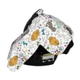 thumbnail image 3 of Naloa Colorful Poodle Dog Baby Car Seat Cover, Breathable Baby Carrier Cover, Multiuse Baby Carrier Cover & Nursing Breastfeeding Cover, 3 of 5