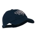 thumbnail image 5 of Valentine Heart Embroidered Cap - Navy OSFM, 5 of 5