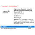 thumbnail image 2 of Right Exhaust Manifold - Compatible with 2007 Chevy Silverado 3500 Classic 6.0L V8, 2 of 2