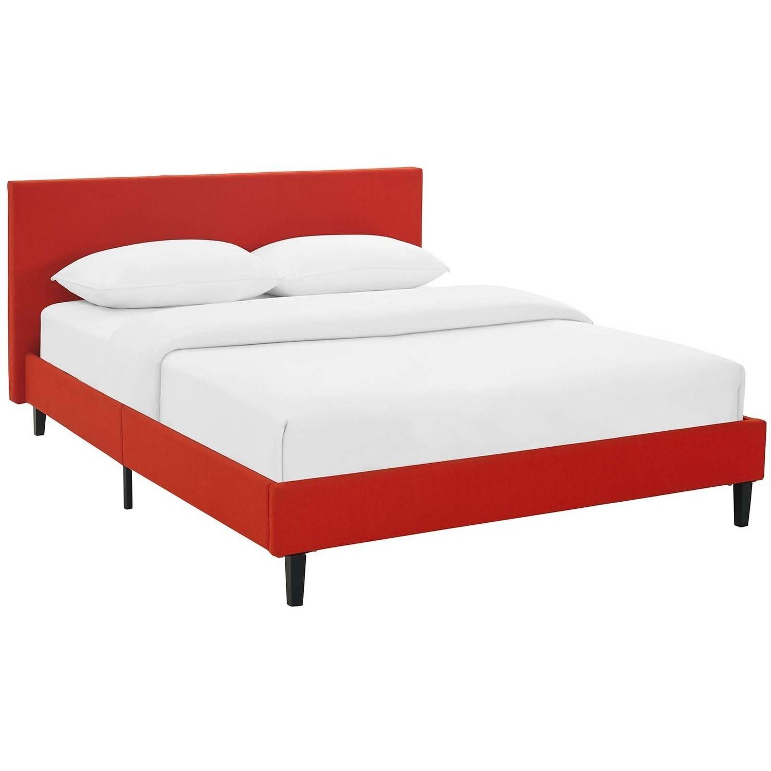 Modway Anya Fabric Platform Bed - Full - image 3 of 6