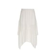 thumbnail image 5 of Women Boho Long Skirts Elastic Waist Chiffon Bohemian Midi Skirts Irregular Skirts Aesthetic Clothes, 5 of 6