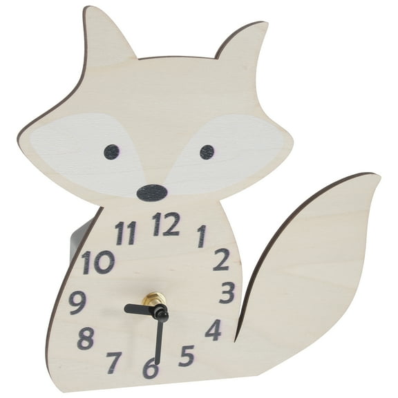 MLINS  Fox Clock Alarm Cordless Powered Clocks for Kids Office Child