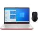 thumbnail image 1 of HP 15.6" HD Micro-Edge Laptop, Intel 4-Core Pentium Silver N5030 up to 3.10 GHz HP 16GB RAM, 256GB SSD, Myrtix Wireless Mouse, 1 of 2