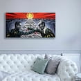 thumbnail image 4 of Epic Graffiti 'When The King Speaks' by Jan Kasparec, Canvas Wall Art, 60"x30", 4 of 8