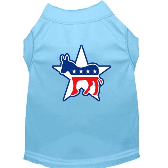 Pet Dog Cat Shirt Screen Printed, "Democrat"