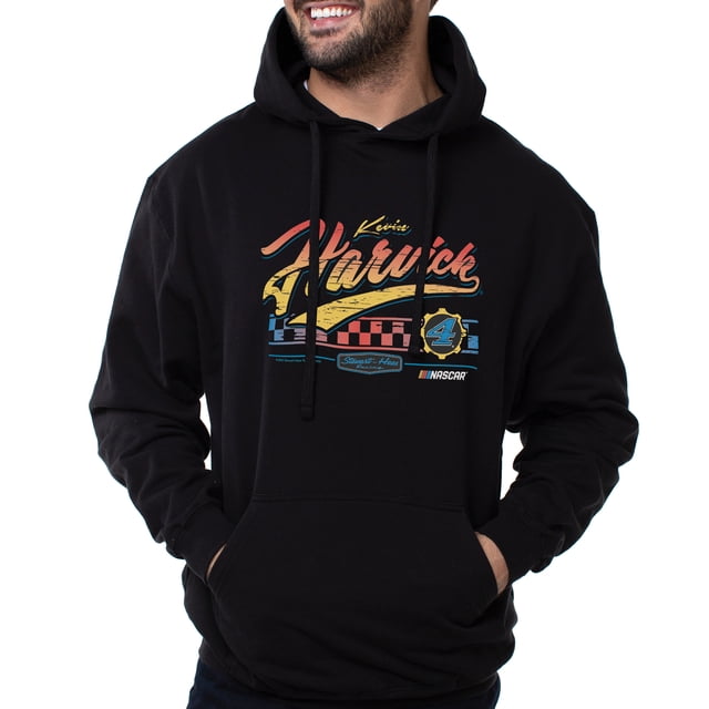 Camiseta DelSol Sudadera con capucha NASCAR Kevin Harvick Negro 3 M 1 Pc