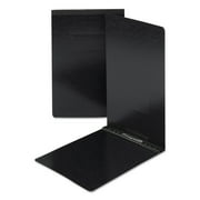 Smead End Opening Pressboard Report Cover, Prong Fastener, Legal, Black