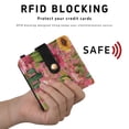 thumbnail image 4 of Small Wallet For Women Bifold Leather Pocket Coin Credit Card Holder With RFID Blocking Various Cacti, 4 of 6