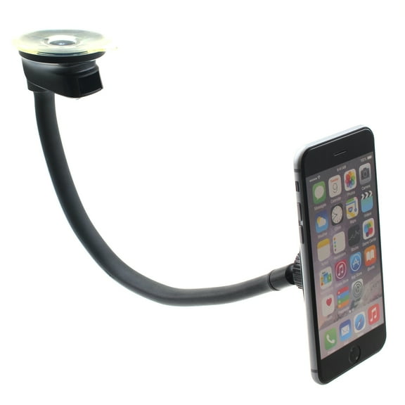 Magnetic Car Mount for OnePlus Nord N200 5G Phone - Holder Dash Windshield Strong Grip Long Gooseneck Strong Magnets V9Z